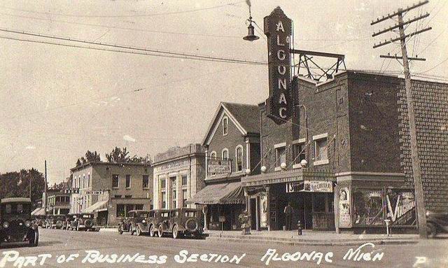 Algonac Theatre - 1929 Photo From Paul (newer photo)